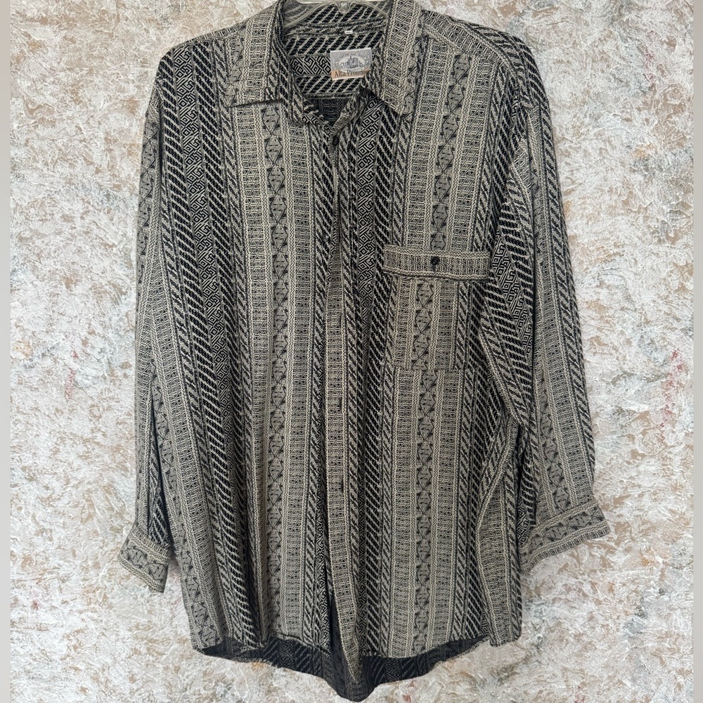 Alta Pressione Black White Shirt Italy